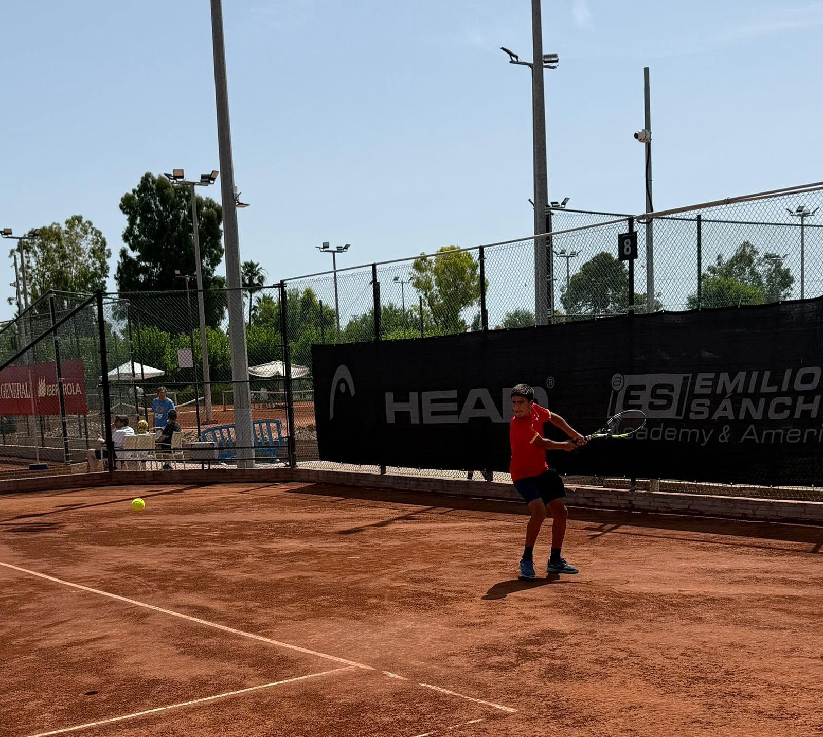Álvaro Rodríguez en el Campeonato Nacional de Tenis