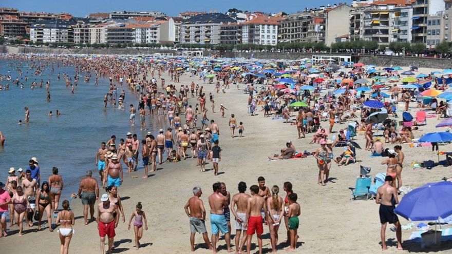 Imagen de la playa de Silgar, en Sanxenxo. | Rafa Vázquez