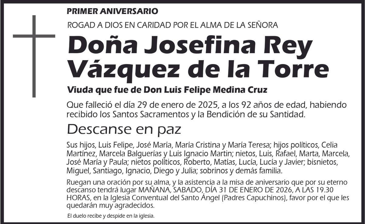 Josefina Rey Vázquez de la Torre