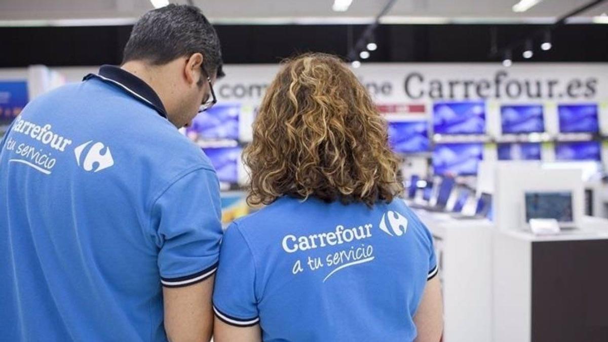 Trabajadores de Carrefour en España