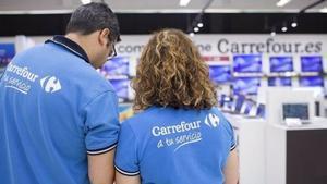 Trabajadores de Carrefour en España