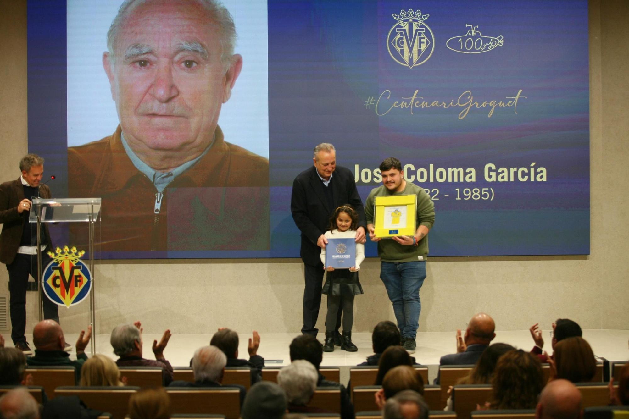 El homenaje a sus presidentes culmina los actos por el centenario del Villarreal