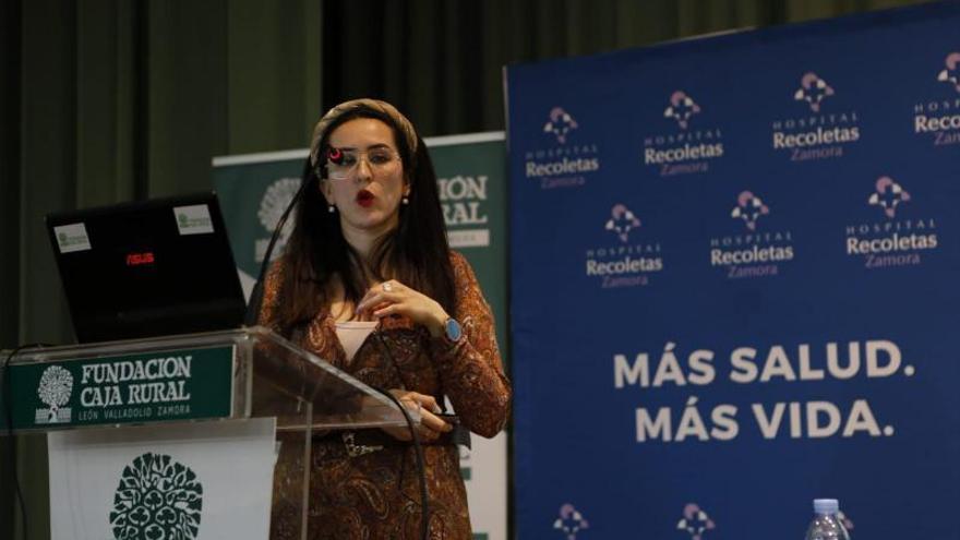 Jornadas, Infosalud, con la doctora Albarrán.