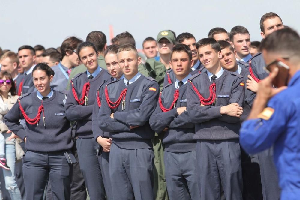 Presentación de la nueva temporada de las patrullas acrobáticas del Ejército del Aire en San Javier