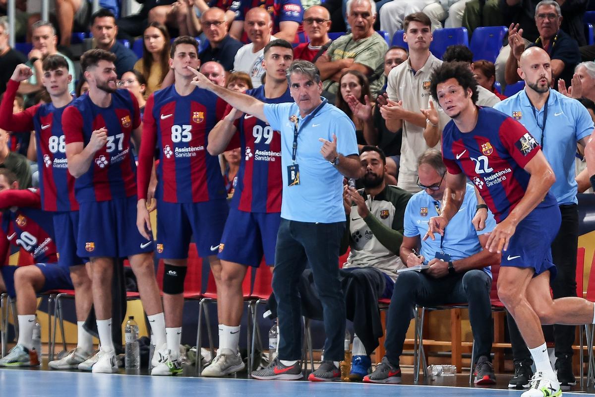 Las mejores imágenes del Barça - Magdeburgo