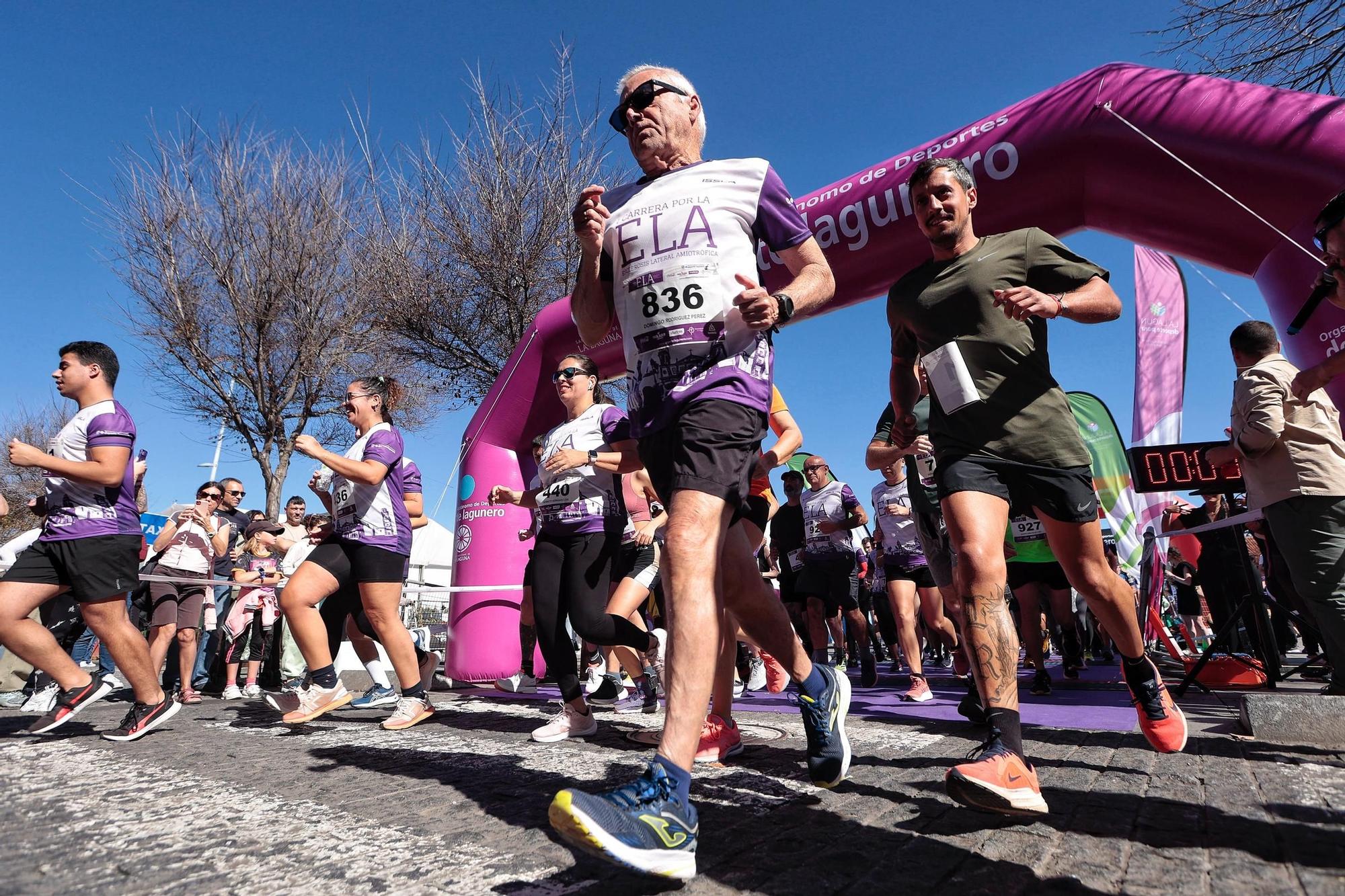 I Carrera por la ELA en La Laguna