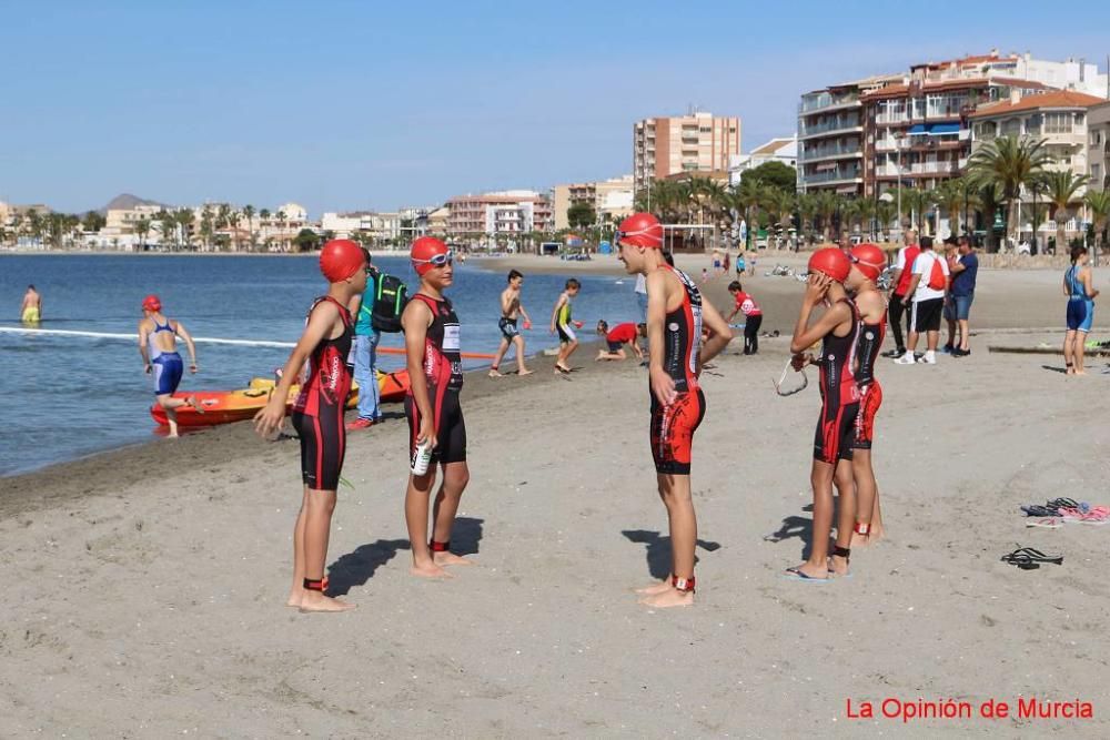 Final de triatlón de Deporte en Edad Escolar