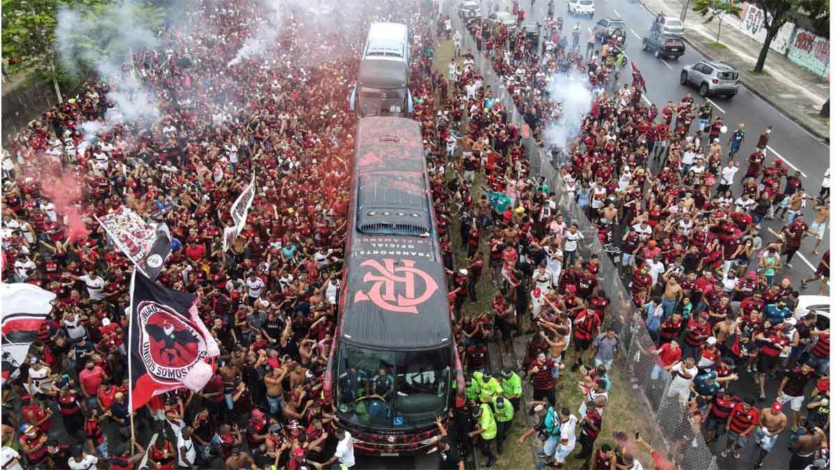 La torcida del Flamengo está enemistada con la del Palmeiras