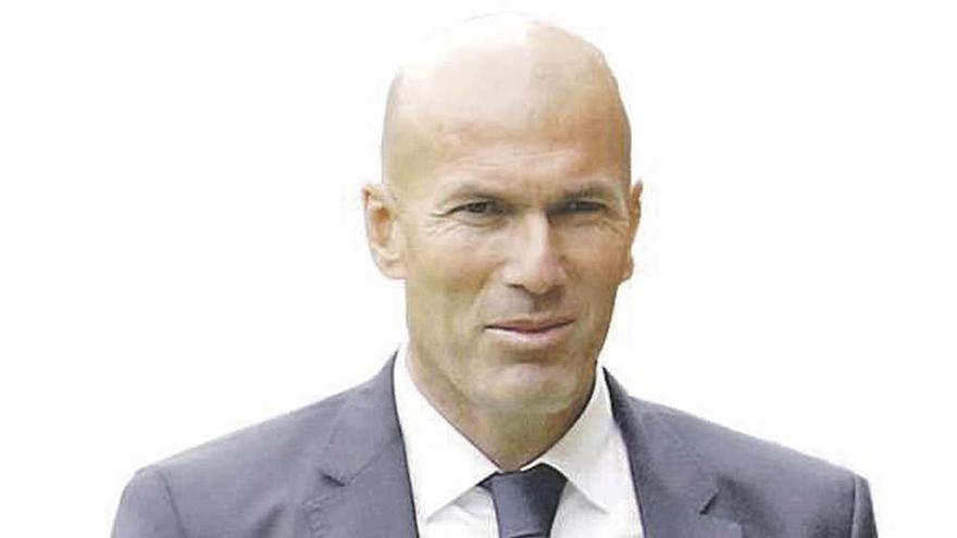 Zinedine Zidane, técnico del Madrid.