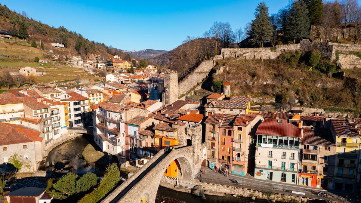 Vista de Camprodón en pleno Pirineo catalán