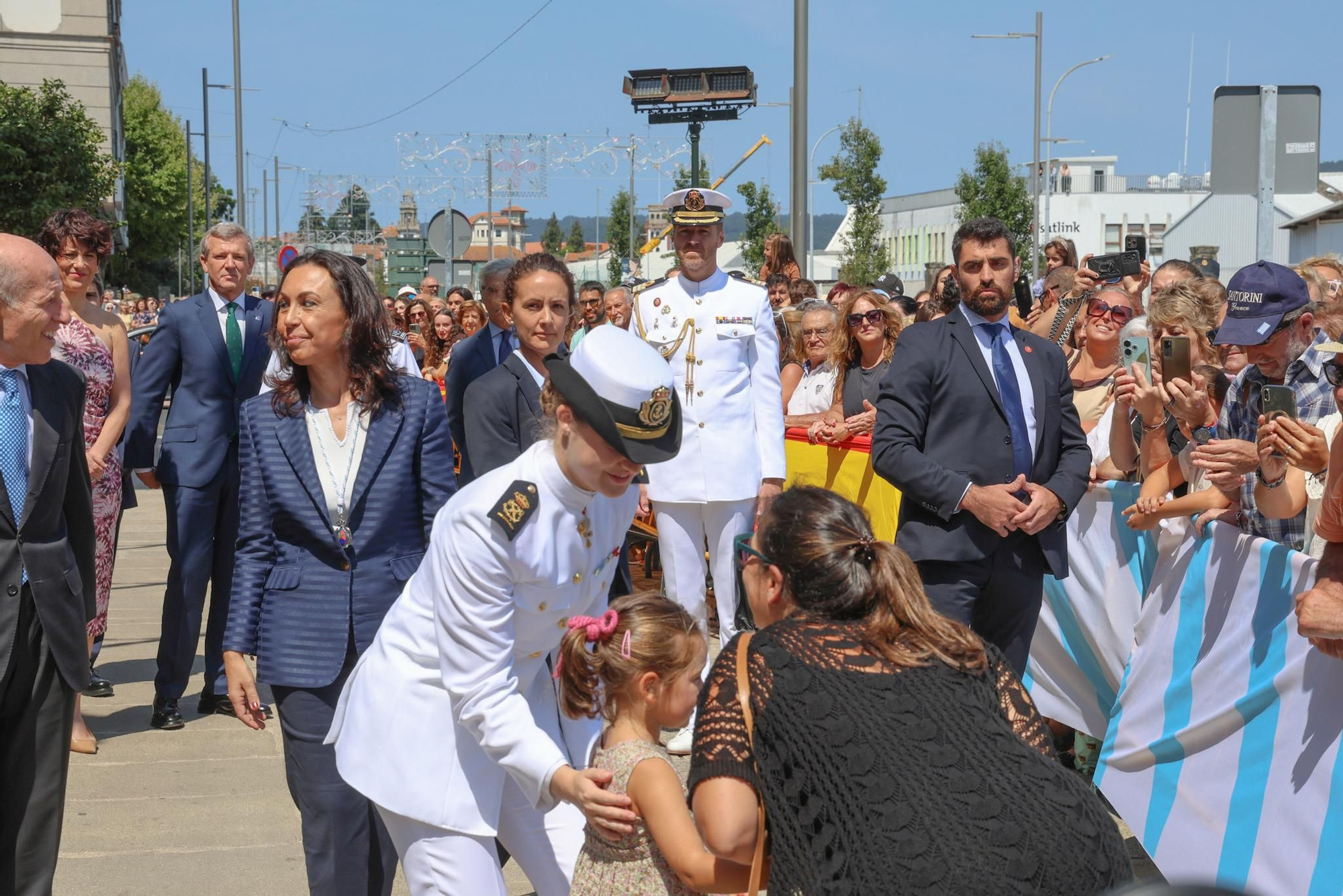 Marín se viste de gala para nombrar a la princesa Leonor Hija Adoptiva