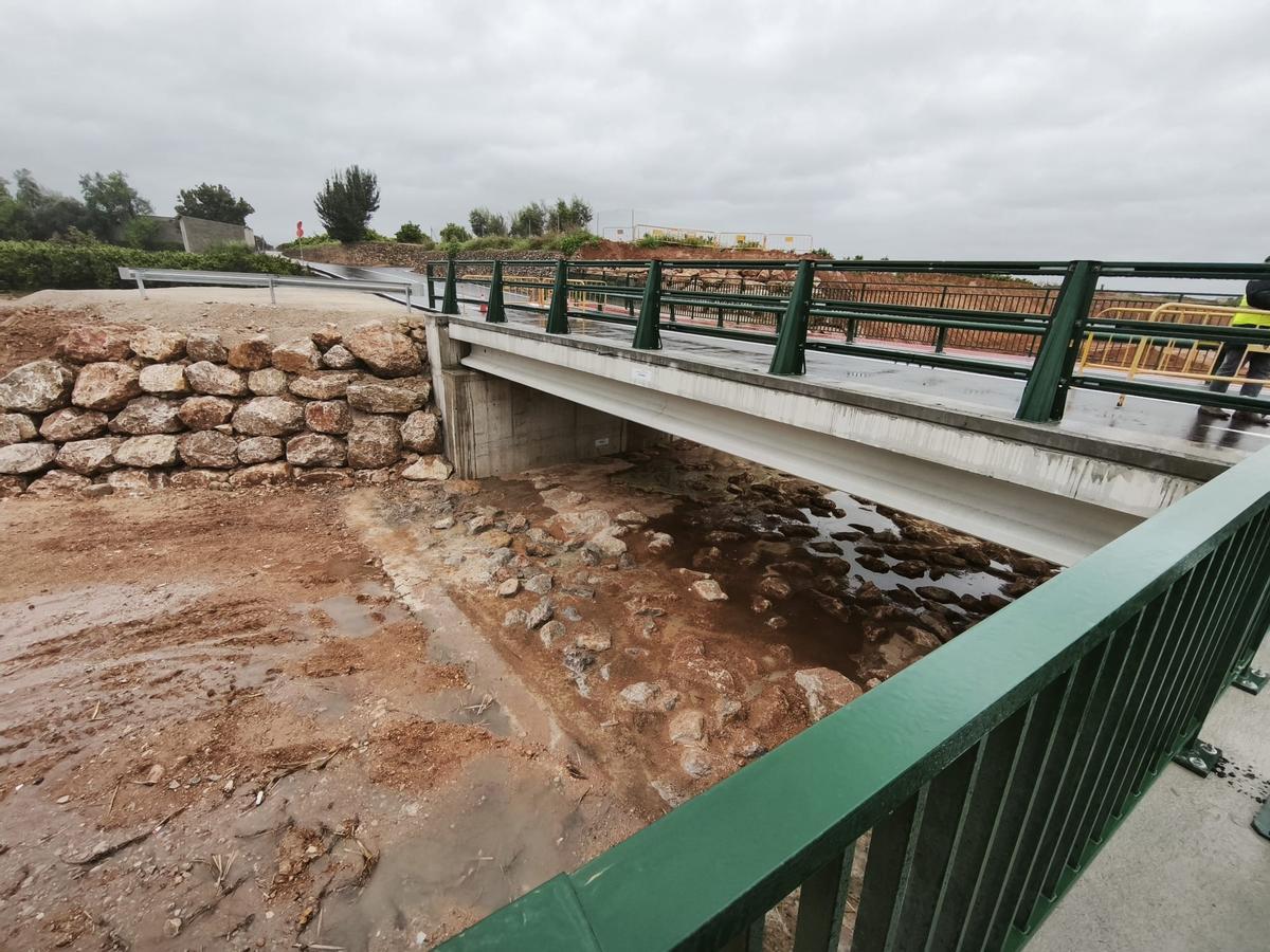 Puente de la Loma de Loriguilla tras su reconstrucción.