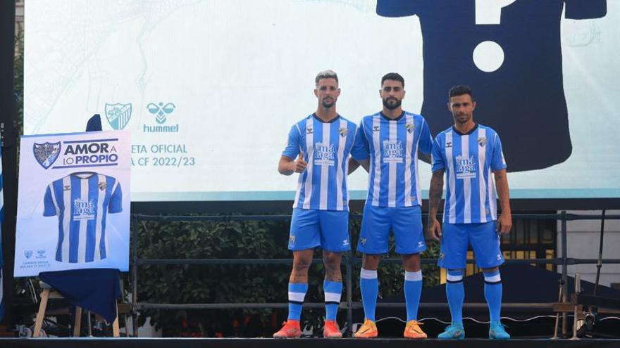El Málaga CF presentará este martes la segunda equipación