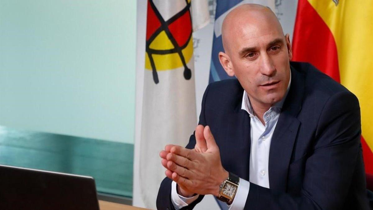 Luis Rubiales, presidente de la Federación Española de Fútbol