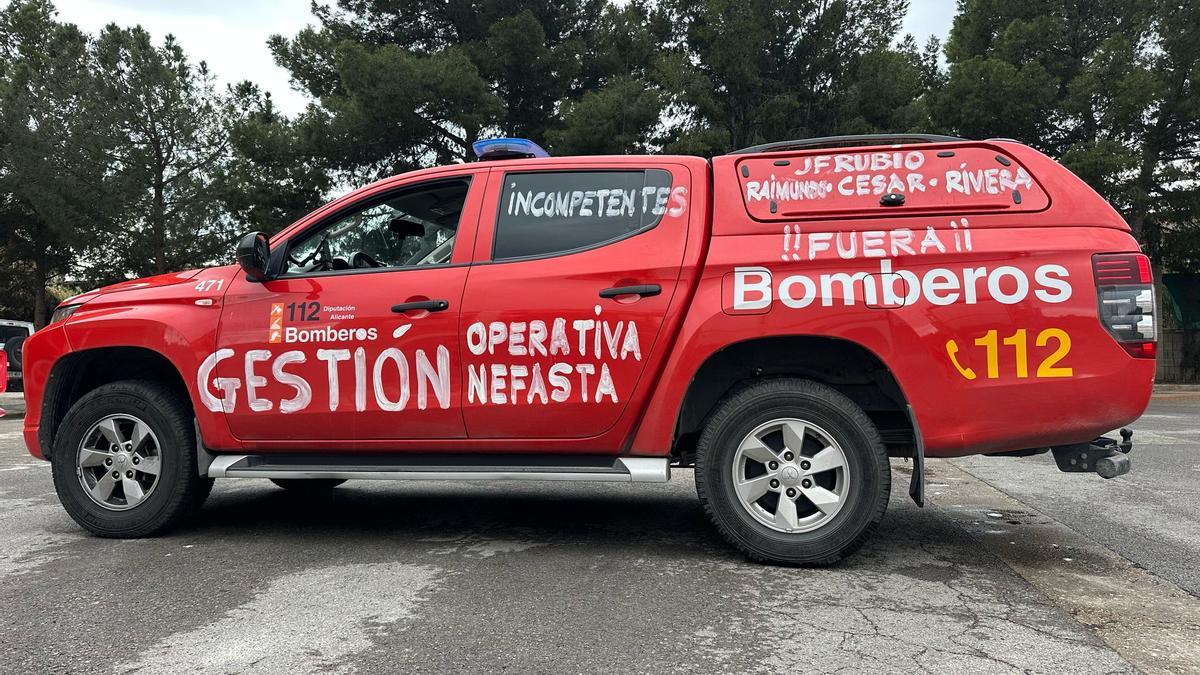 Sigue el conflicto entre los bomberos y la Diputación