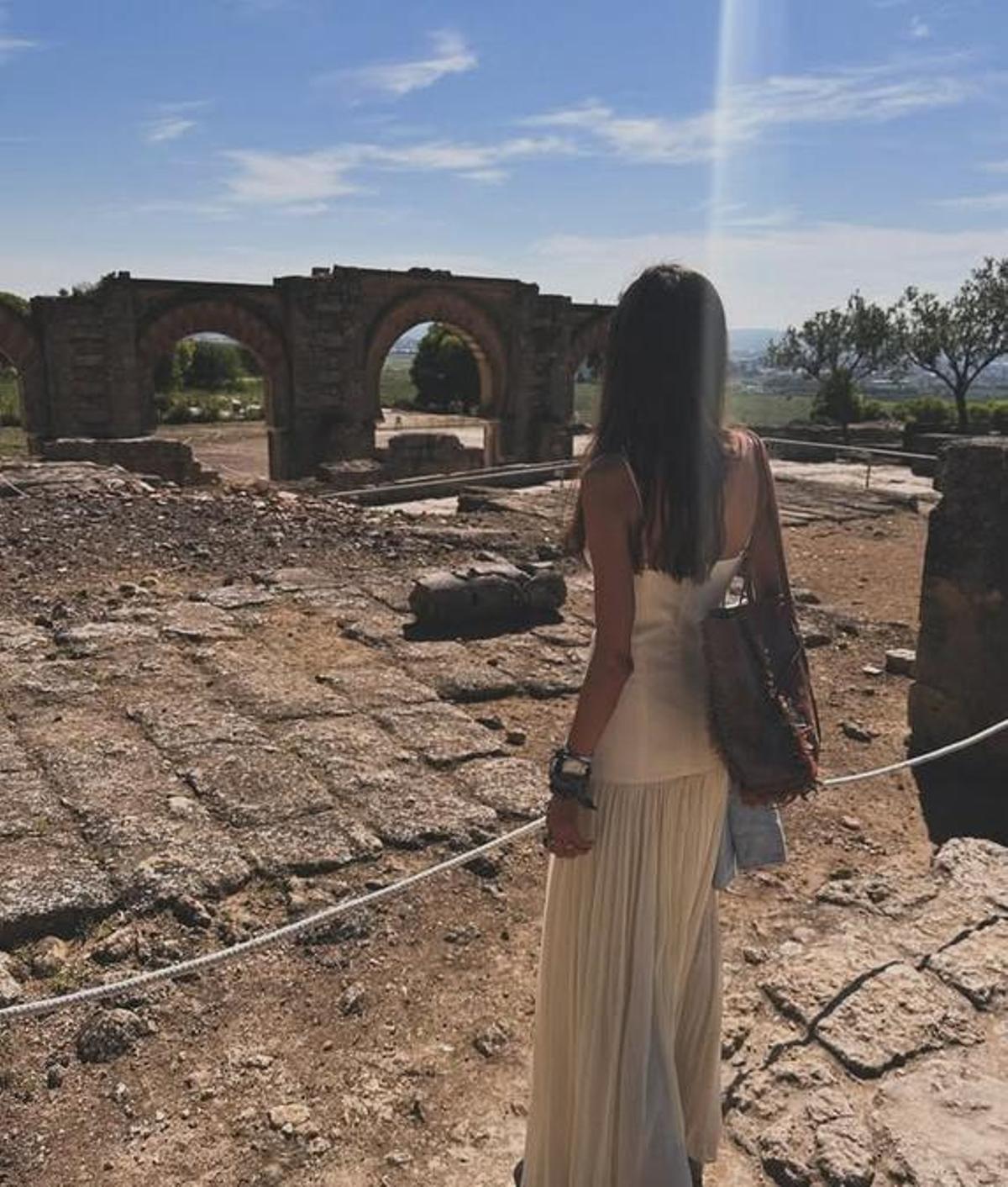 Sara Carbonero en Medina Azahara.