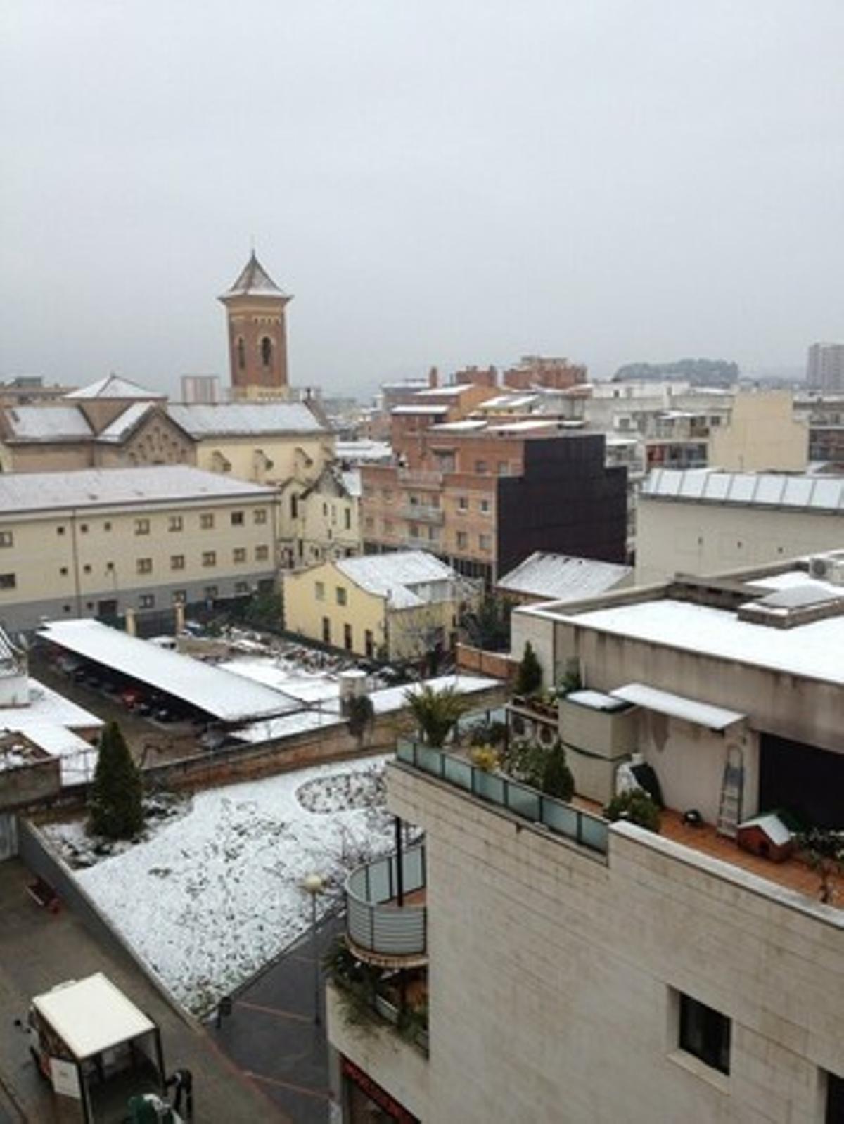 Teulades blanques a Cerdanyola.