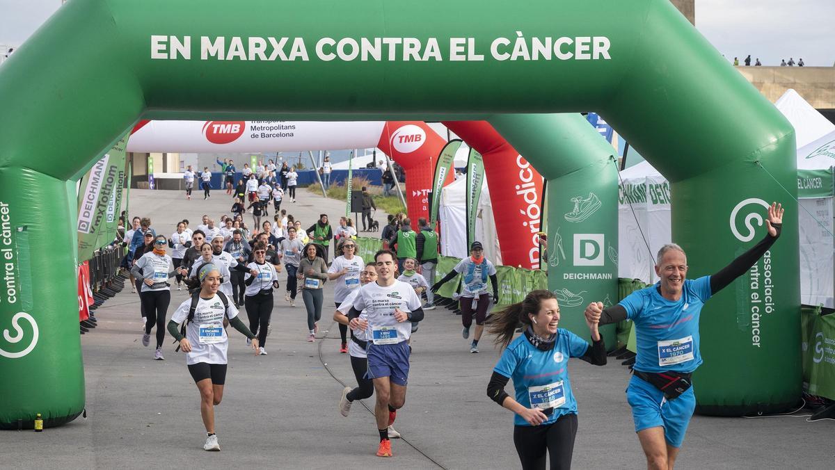 Barcelona corre contra el cáncer en el Fòrum