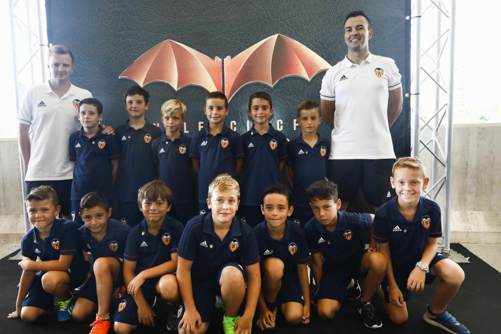 Photocall en la presentación del Centenario del Valencia CF