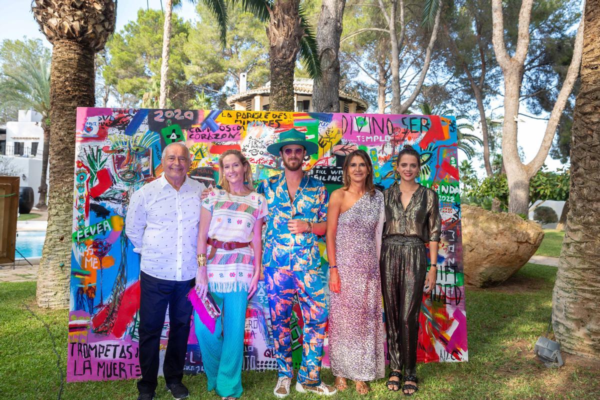 La actriz Macarena Gómez y su marido el pintor Aldo Comas, una pareja con mucho arte