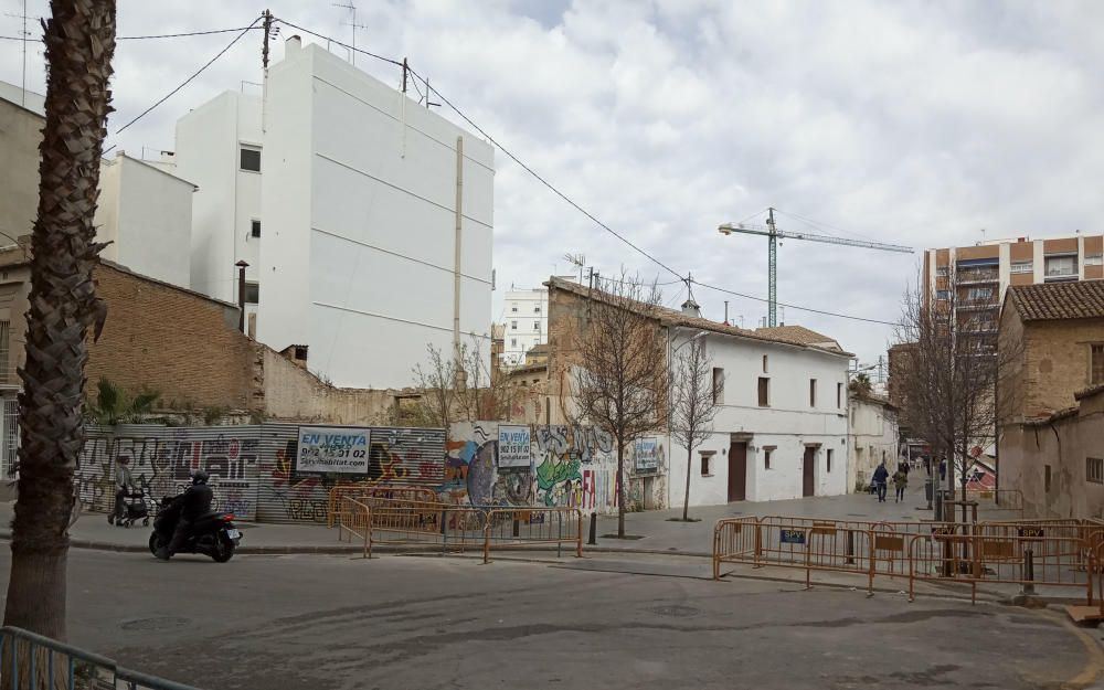 Calle Salabert, ahora.