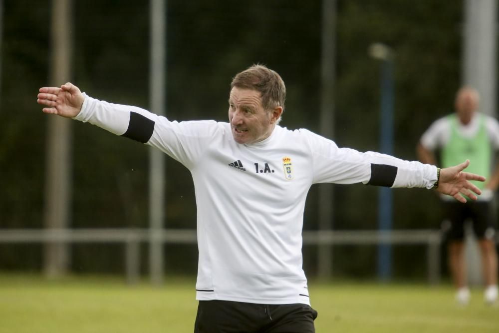 Entrenamiento del Real Oviedo, viernes