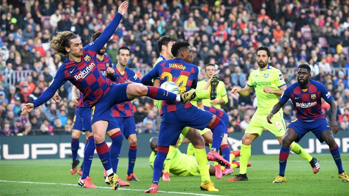Barça y Getafe se enfrentaron en el Camp Nou