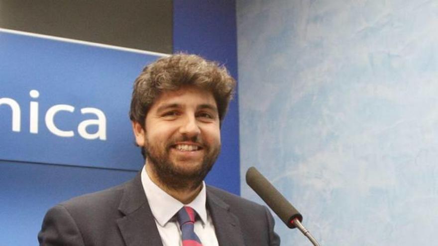 Fernando López Miras, presidente de la Comunidad y del PP.