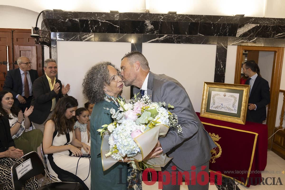 Así se ha vivido el emocionante acto del nombramiento de 'Hijo Predilecto' de Caravaca al doctor Juan Manuel Laborda