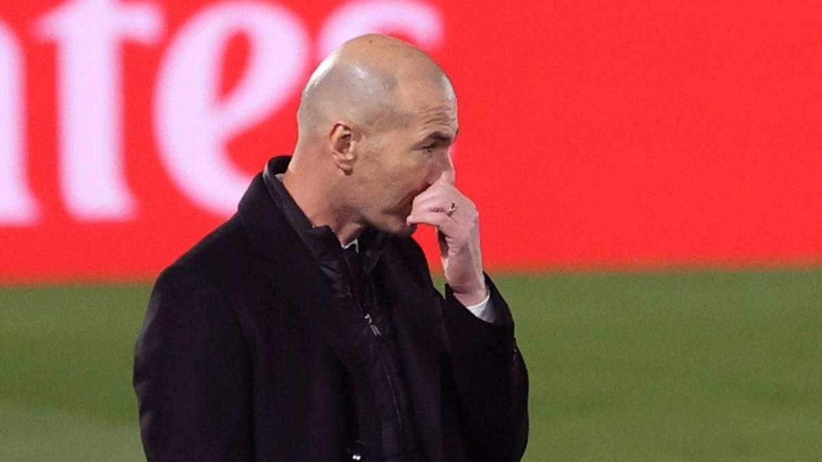 Zinedine Zidane vio pinchar a su Real Madrid