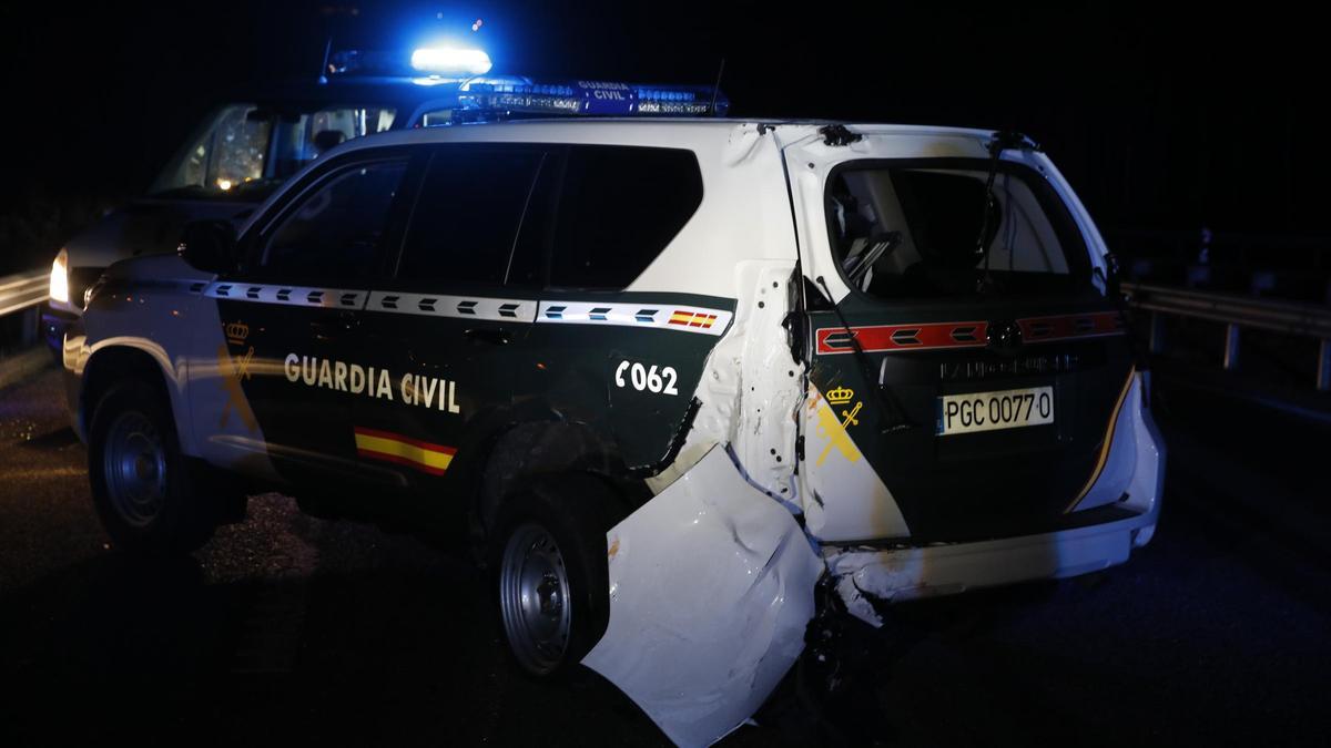 Muere un guardia civil arrollado por una furgoneta en la Autovía Minera