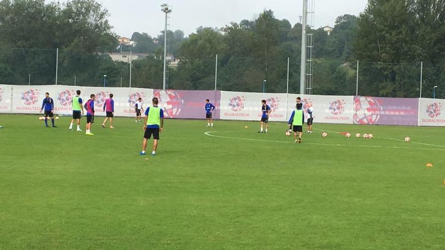 Entrenamiento del Real Oviedo