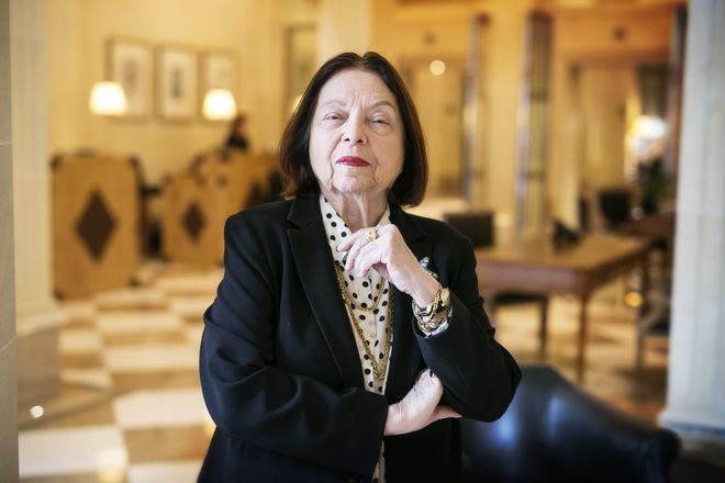 Nélida Piñon, en una visita a Barcelona en 2015.