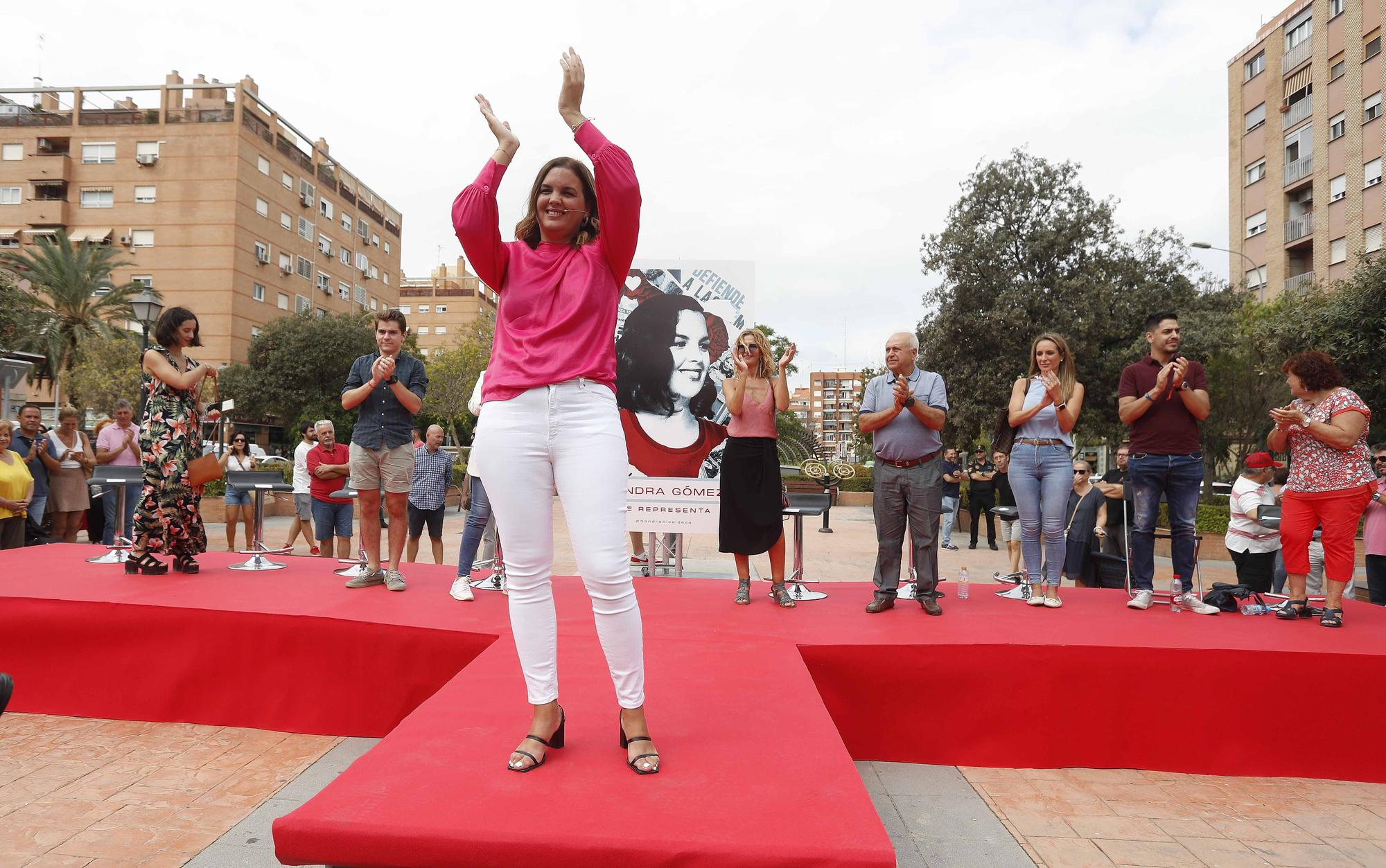 Presentación de la candidatura de Sandra Gómez a las primarias del PSPV