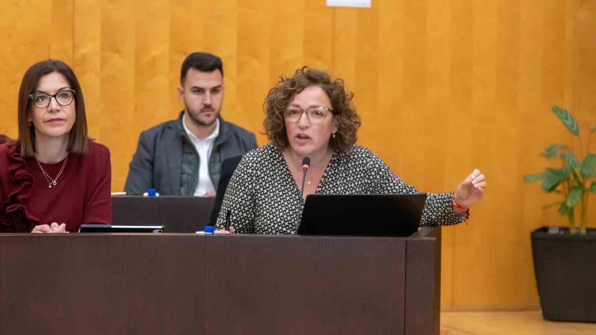 La portavoz del PP, Lourdes Caselles