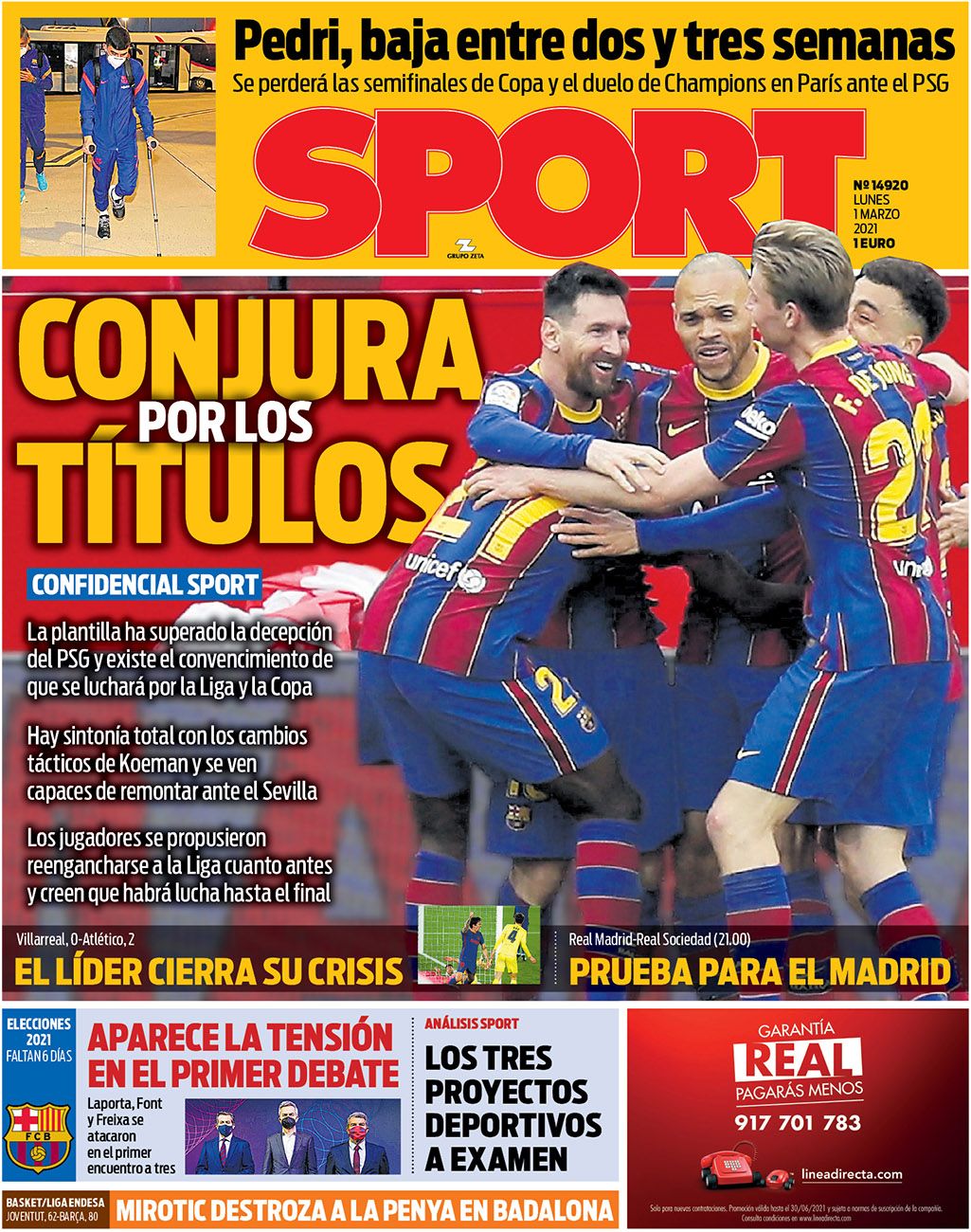 Esta es nuestra portada de hoy