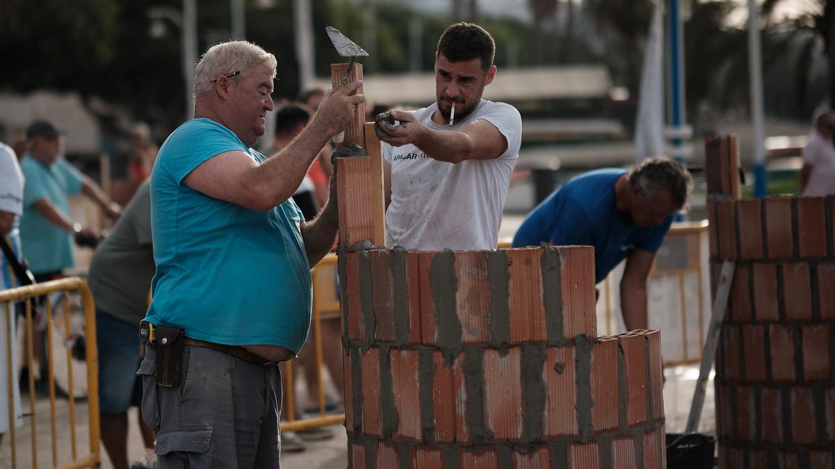 31 cuadrillas participan en el concurso de albañilería de El Palustre