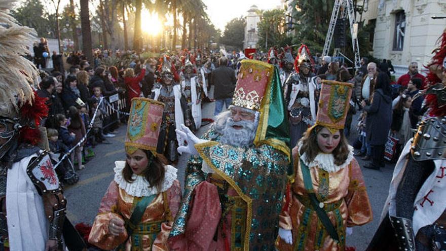 Cabalgata de los Reyes Magos de Málaga de este año.