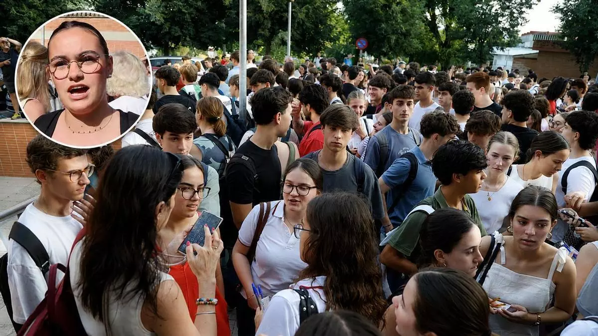María Conde, estudiante de Villarrubia, tras el examen de Lengua y Literatura: “Ha sido sencillo si has estudiado”