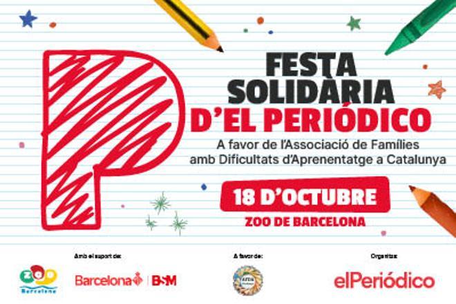 El Zoo de Barcelona acoge una fiesta solidaria en colaboración con El Periódico y AFDA Catalunya