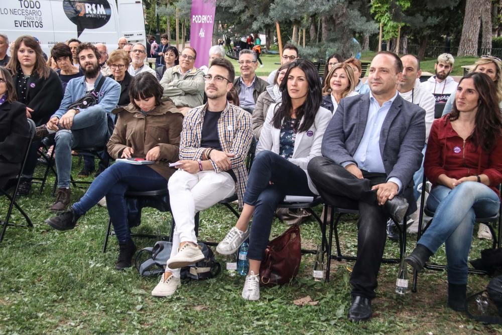 Acto central de Podemos en Alcoy