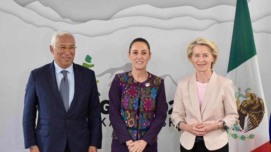 La UE y México exhiben un simbólico acercamiento con su primera cumbre en 10 años
