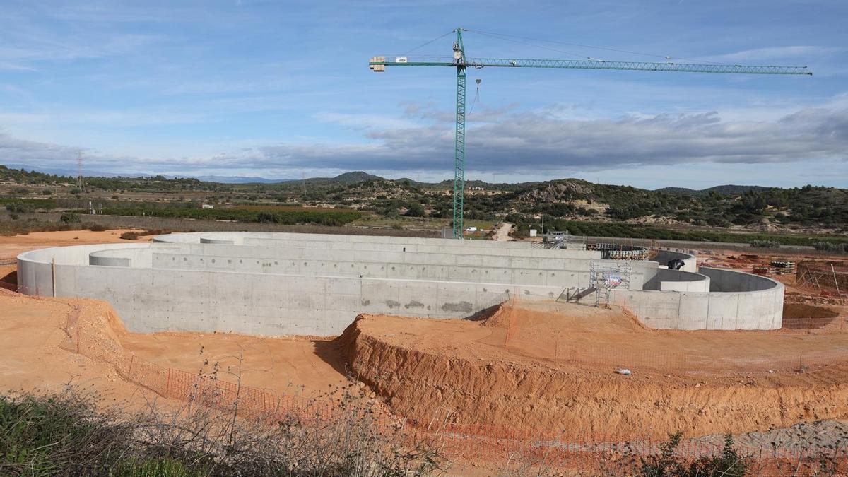 Imagen de la futura depuradora de Cheste-Chiva