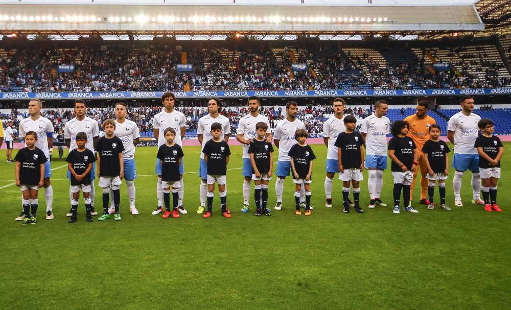 Gran ambiente en el Galicia-Venezuela de Riazor