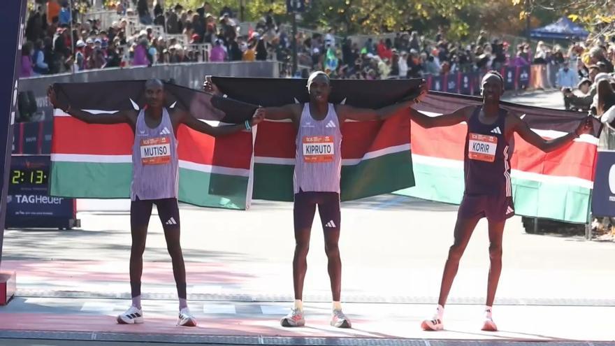 Benson Kipruto vencedor en la Maratón de la Ciudad de Nueva York 2025