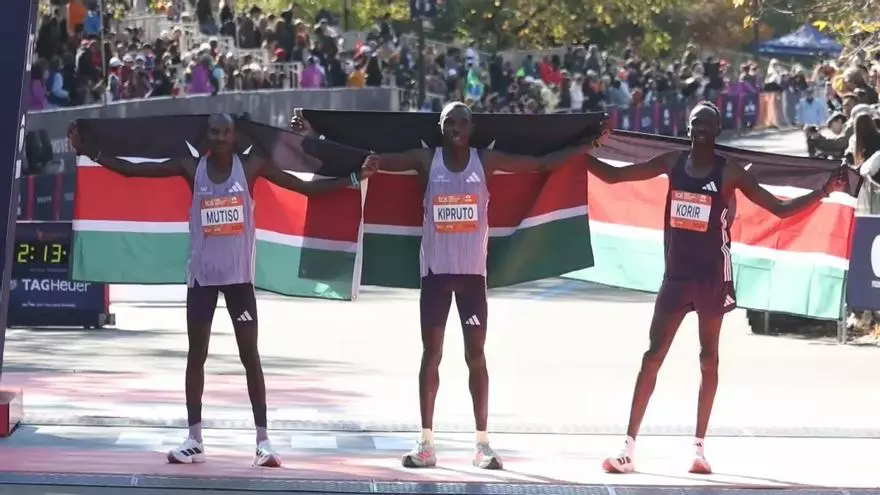 Benson Kipruto vencedor en la Maratón de la Ciudad de Nueva York 2025