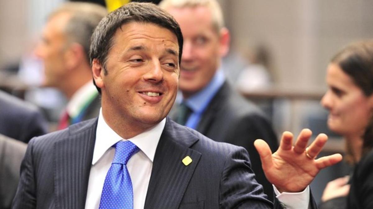Renzi, primer ministro italiano, el 27 de junio en Bruselas.