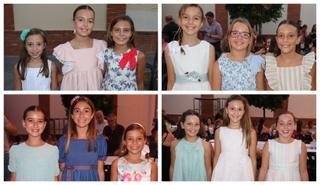 Estreno de las candidatas a Fallera Mayor Infantil de València 2024 en la "punxà"