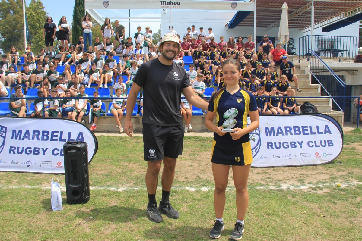 Actividad desarrollada por Club de Rugby Marbella, comandada por Ignacio Molina.