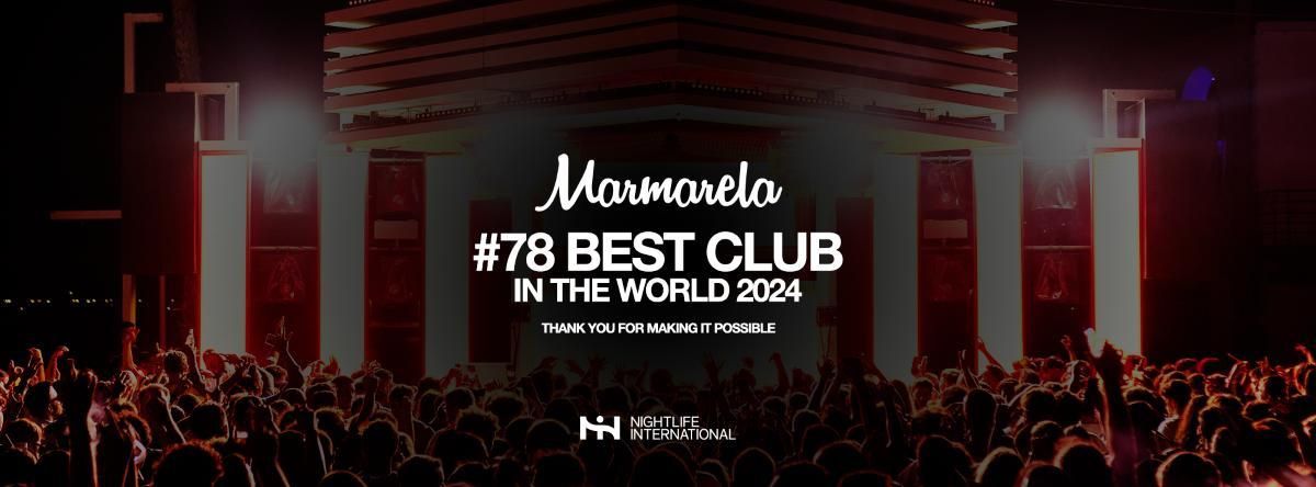 Marmarela celebra su reciente incorporación a la prestigiosa lista "The World’s 100 Best Clubs 2024".